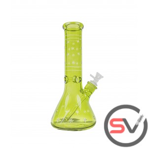 STAR LIGHT GLASS BEAKER 14inch - GREEN